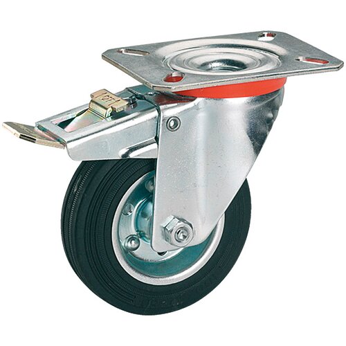 STABILIT Vrtljivo kolo Stabilit (premer kolesca: 125 mm, nosilnost: 100 kg, valjčni ležaj, s ploščo in fiksacijo) Cene