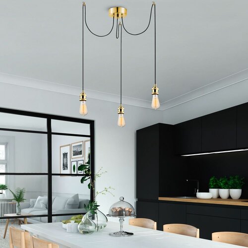 Opviq Kabluni - MR - 911 Gold Chandelier Slike