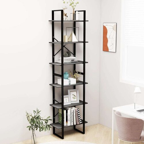 vidaXL Regal 2 kosa siv 60x30x210 cm iverna plošča Cene