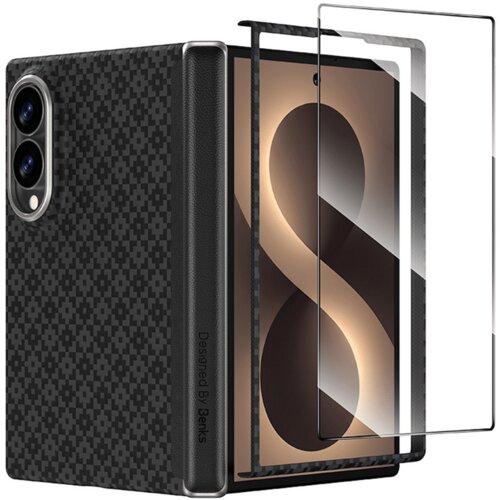 Benks Magnetic Armor Grid Air Grand Combo maska + ​​GlassWarrior za&scaron;titno staklo za Samsung Galaxy Z Fold 8 crna Cijene