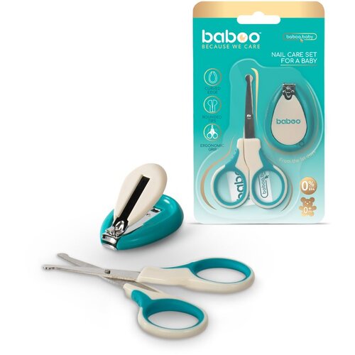 Baboo Nail Care Set set za manikuru za djecu od rođenja 0m+ 2 kom Slike