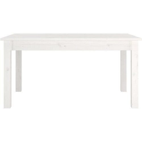  Stolić za kavu bijeli 80x50x40 cm od masivne borovine Slike