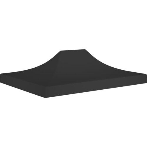 vidaXL Streha za vrtni šotor 4x3 m črna 270 g/m² Cene
