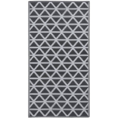 vidaXL Zunanja preproga črna 80x150 cm PP, (21027405) Cene