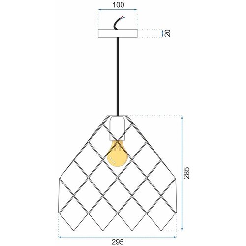 Toolight stropna svjetiljka viseća metalni crni APP338-1CP Slike