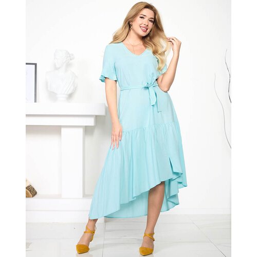 Resti Women's blue maxi dress with a tie - Clothing Cijene