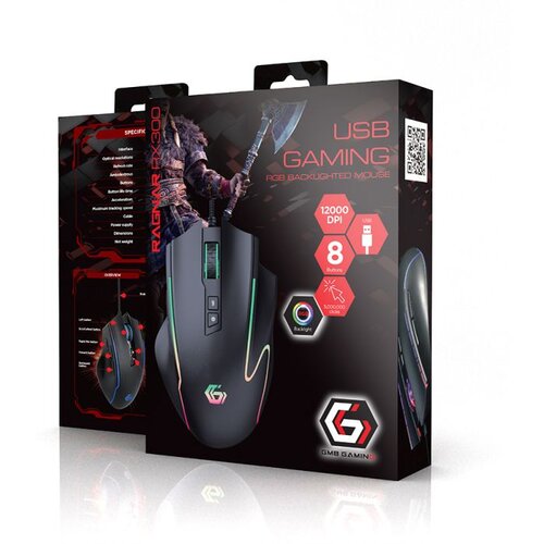  Mi&scaron; GEMBIRD MUSG-RAGNAR-RX300, USB gaming RGB... Cijene