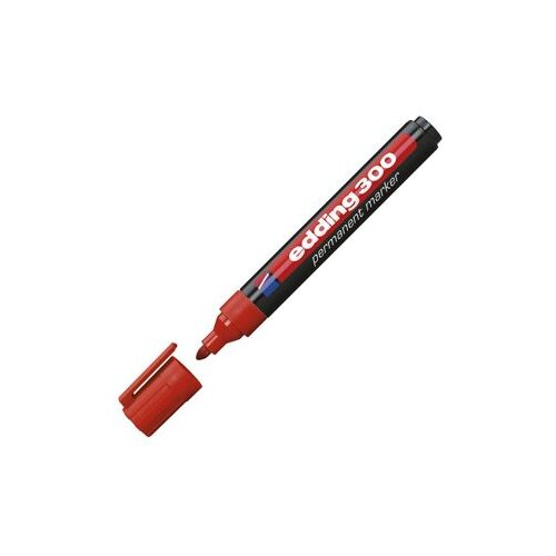 Marker permanentni Edding 300 crveni 1,5-3,0 mm vrh MAX Cijene