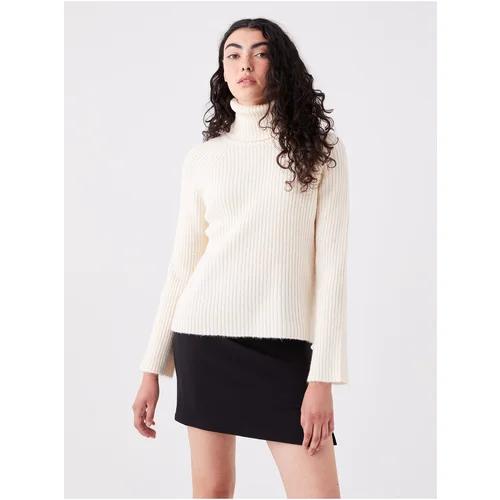 LC Waikiki Women's Turtleneck Straight Long Sleeve Knitwear Sweater