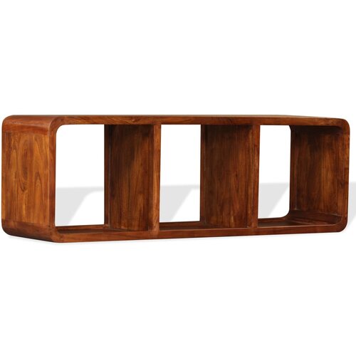 vidaXL TV omarica trden les z medenim premazom 120x30x40 cm, (20733977) Cene