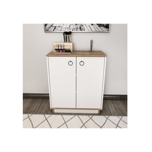 Woody Fashion Konzolni sto Nuanse, 72x83.1x42 cm, Bijeli Slike