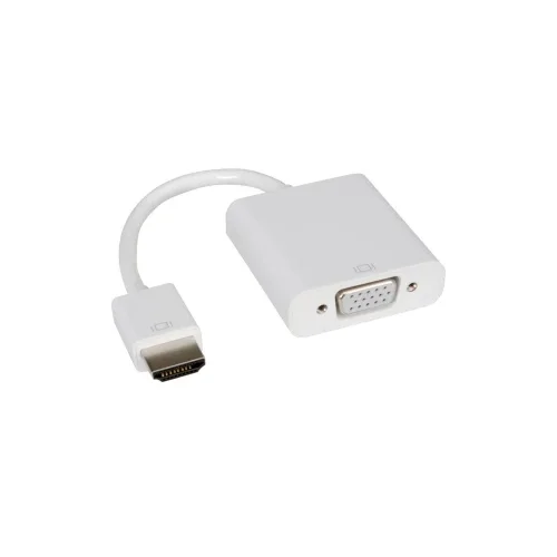 Roline HDMI priključni kabel 0.15 m 12.03.3114 bijela [1x muški konektor HDMI - 1x ženski konektor vga]