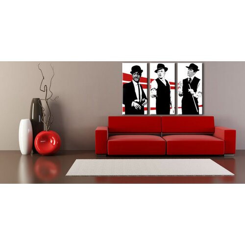  Ročno izdelana slika POP Art Rat Pack 3-delna  (POP ART slike) Cene