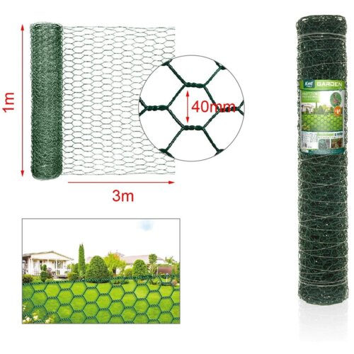 KMT Plastificirana &scaron;estougaona mreža, 1x3m Cene