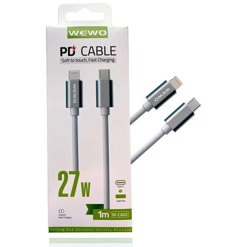 DATA KABAL TYPE C NA LIGHTNING 1M 27W ALUMINIJUM WEWO Cijene