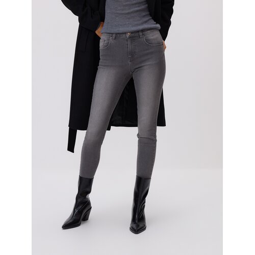 Reserved Skinny push-up traperice - svijetlo siva Cijene