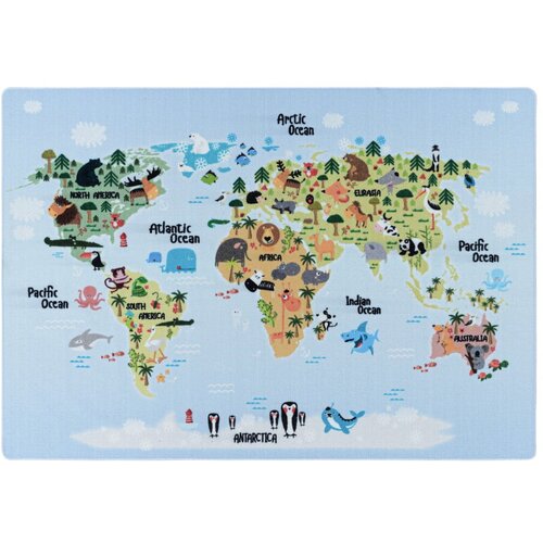 Ayyildiz Carpets Svetlo modra otroška preproga 80x120 cm Play – Cene