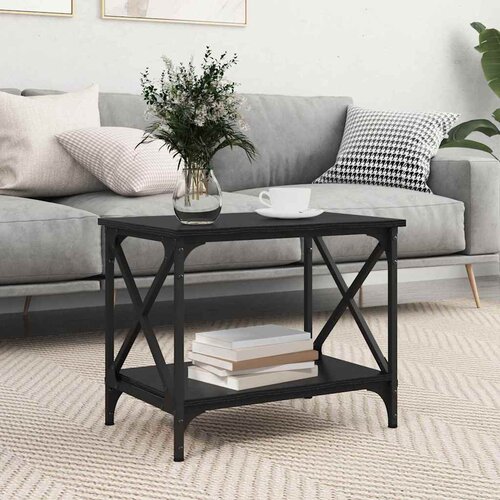  Bocni stol Crni hrast 55 x 38 x 45 cm Konstruirano drvo Cijene