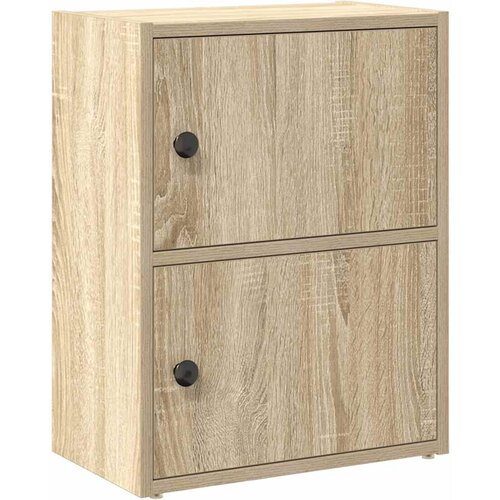 Maison Chic Knjižna omara - Knjižni regal sonoma hrast 40x24x52 cm inženirski les, (21726232) Cene