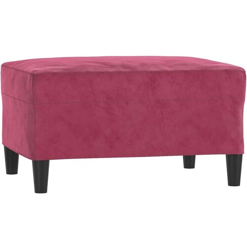  3-dijelni set sofa s jastucima crvena boja vina bar&amp;scaron;unasti Slike