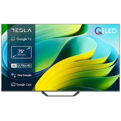 Tesla QLED TV 75&amp;quot; Q75E655GUS UHD Google TV,... Slike