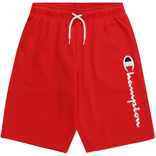 Champion Authentic Athletic Apparel Športne hlače temno modra / živo rdeča / bela