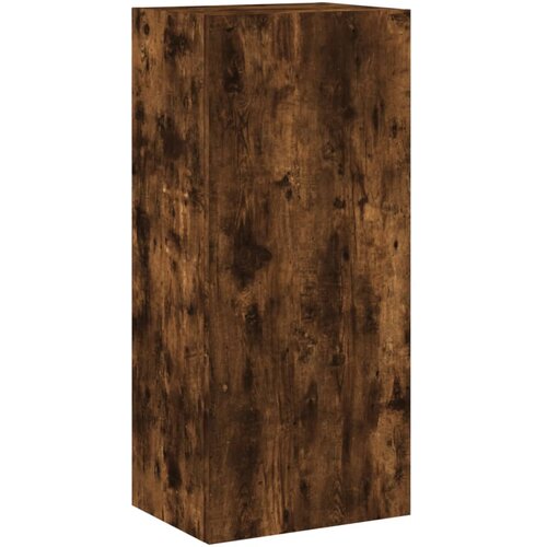Maison Chic Stenska TV omarica - TV stojalo - Televizijska omarica dimljeni hrast 40,5x30x90 cm inženirski les, (21698739) Slike
