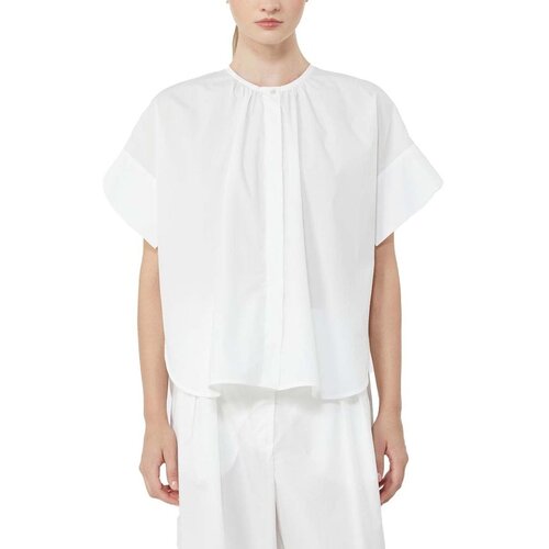 Max Mara Srajce s kratkimi rokavi WKDEDUCATA Bela Cene