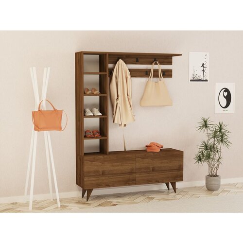 Hanah home Hale Walnut Hall Stand Cene