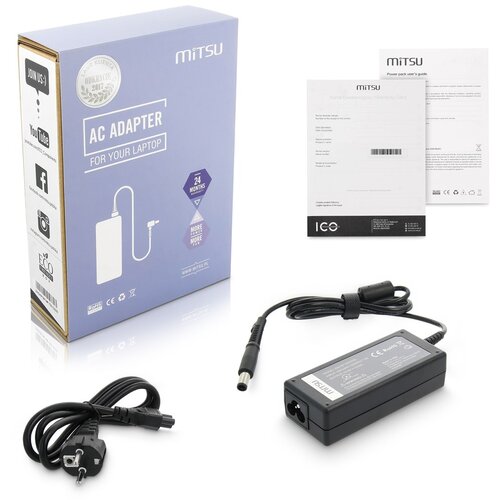 MITSU notebook charger 19.5v 3.33a (7.4x5.0 pin) - hp 65W Slike