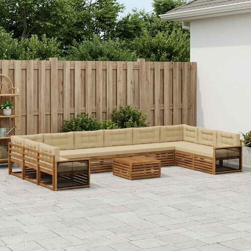  Setovi sofa 11 kom. Čvrsto drvo akacije Cene