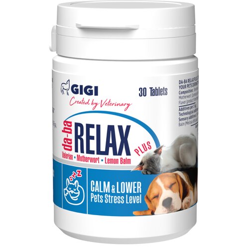 GIGI Suplement za pse i mačke protiv stresa i anksioznosti, 1600 mg, 30 tableta Cene