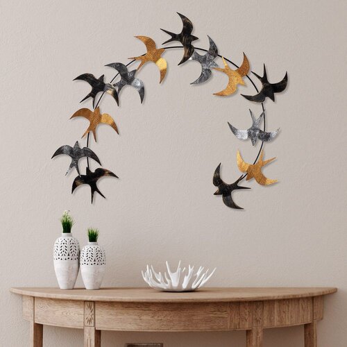 Wallity Zidna dekoracija Arc Flock 3, 90x82x7 cm, 1.5 mm, &amp;Scaron;arena Slike