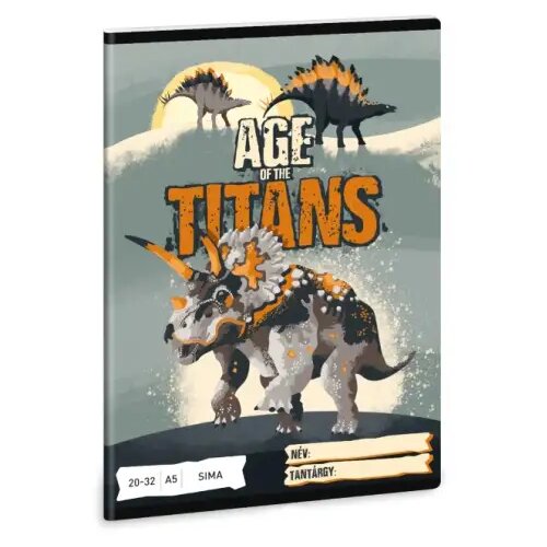 Ars Una Brezčrtni zvezek : Age of the Titans dinozavri A/5 20-32 Cene
