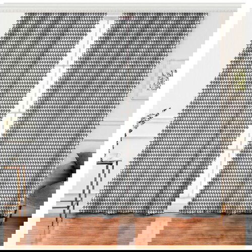Minimalist Home World Komplet 2 črno-belih zaves iz bombažne mešanice Minimalist Home World, 140 x 260 cm Cene