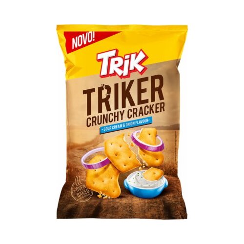 Banini trik triker crunchy cracker luk pavlaka kreker 90g Slike