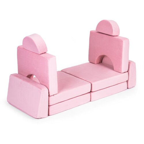 ECO TOYS DIY modularna fotelja sa 10 jastuka - pink Slike