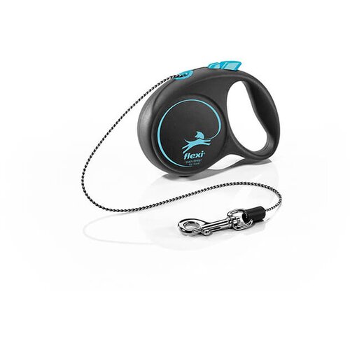 Flexi black design - automatski povodac za pse (plavi) xs uže Slike