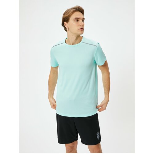 Koton Sports T-Shirt Reflector Printed Short Sleeve Crew Neck Slike
