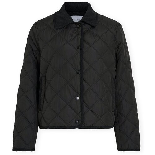 Vila Jakne Quila Jacket - Black Črna Slike