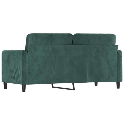 vidaXL Dvosed temno zelen 140 cm žamet Cene