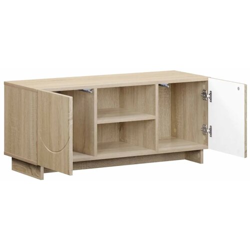  TV stalak 90 x 34 5 x 40 cm Hrast sonoma Konstruirano drvo - Hrast sonoma 90 x 34 5 x 40 cm Slike