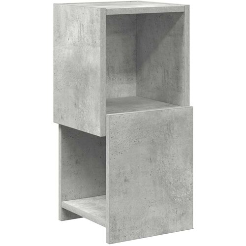  Kutni ormarić Betonski sivi 25,5x25x55cm Konstruirano drvo Slike