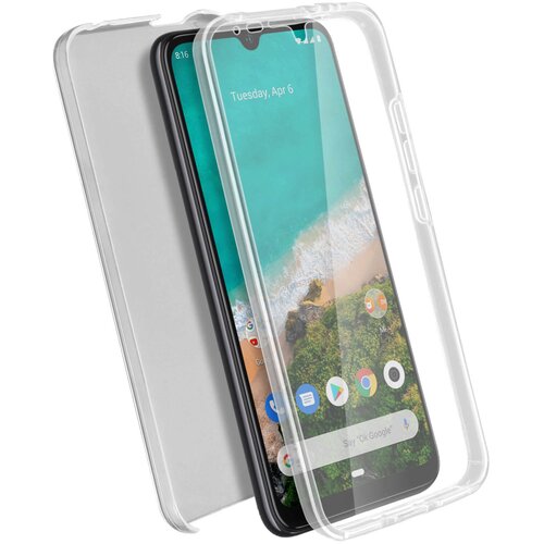 AVIZAR Integralna lupina: mehka sprednja stran in trda zadnja stran - prozorna str. Xiaomi Mi A3, (20599793) Cene