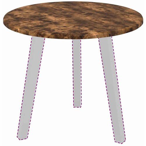 vidaXL Gornji dio stola Dimljeni hrast 50 x 50 x 1.5 cm Cijene