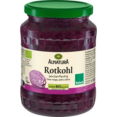 Alnatura Bioland crveni kupus, staklenka - 650 g Cene