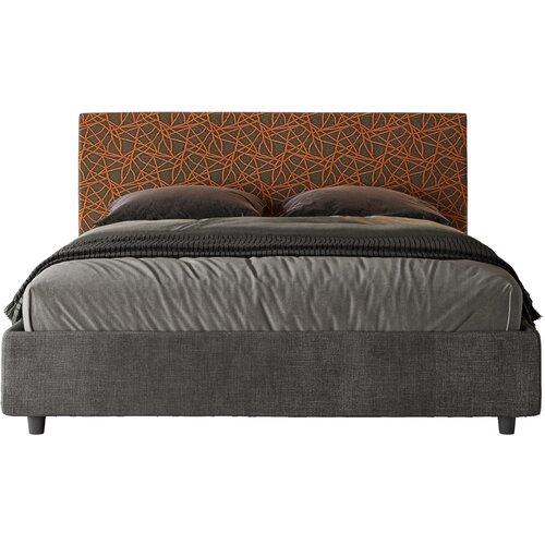 Ityhome 175 x 202 posteljni okvirji siva/oranžna, (20846998) Cene