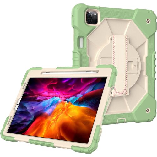JTech Ohi&scaron;je za iPad Air 5/Air 4 10,9" s stojalom in naramnico Zeleno, (22025901) Cene