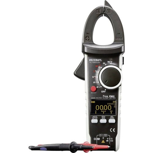Voltcraft Tokovne klešče, ročni multimeter, digitalni VC-590OLED kalibracija narejena po: delovnih standardih, OLED-zaslon CAT I, (20801180) Cene