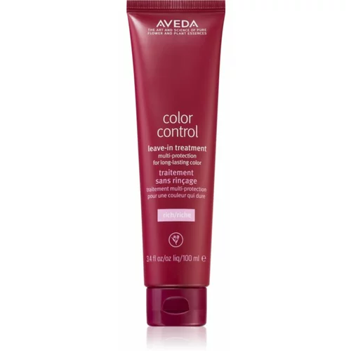 Aveda Color Control Leave-in Treatment Rich nega brez spiranja za sijaj in zaščito barve las 100 ml